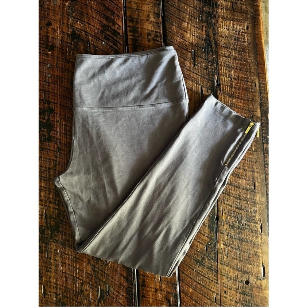 IMAN Ponte knit zippered ankle pull on leggings size 2X long